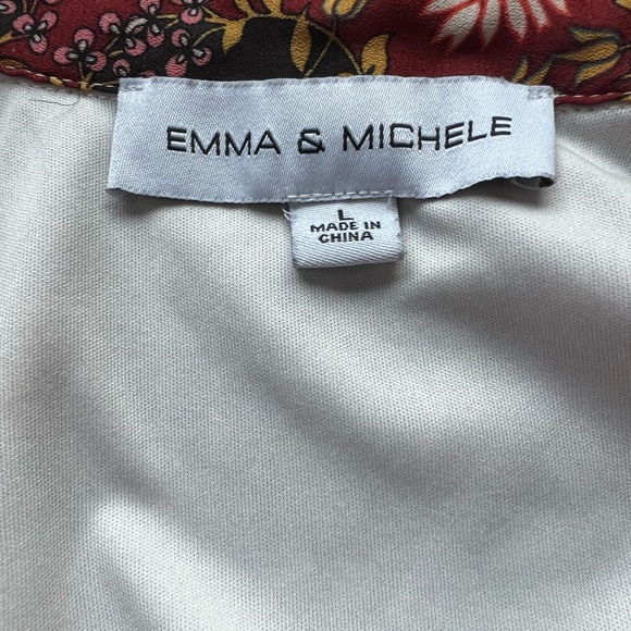 Emma & Michele Multicolor Floral Maxi Dress with pleated skirt vintage inspired - Picture 11 of 14